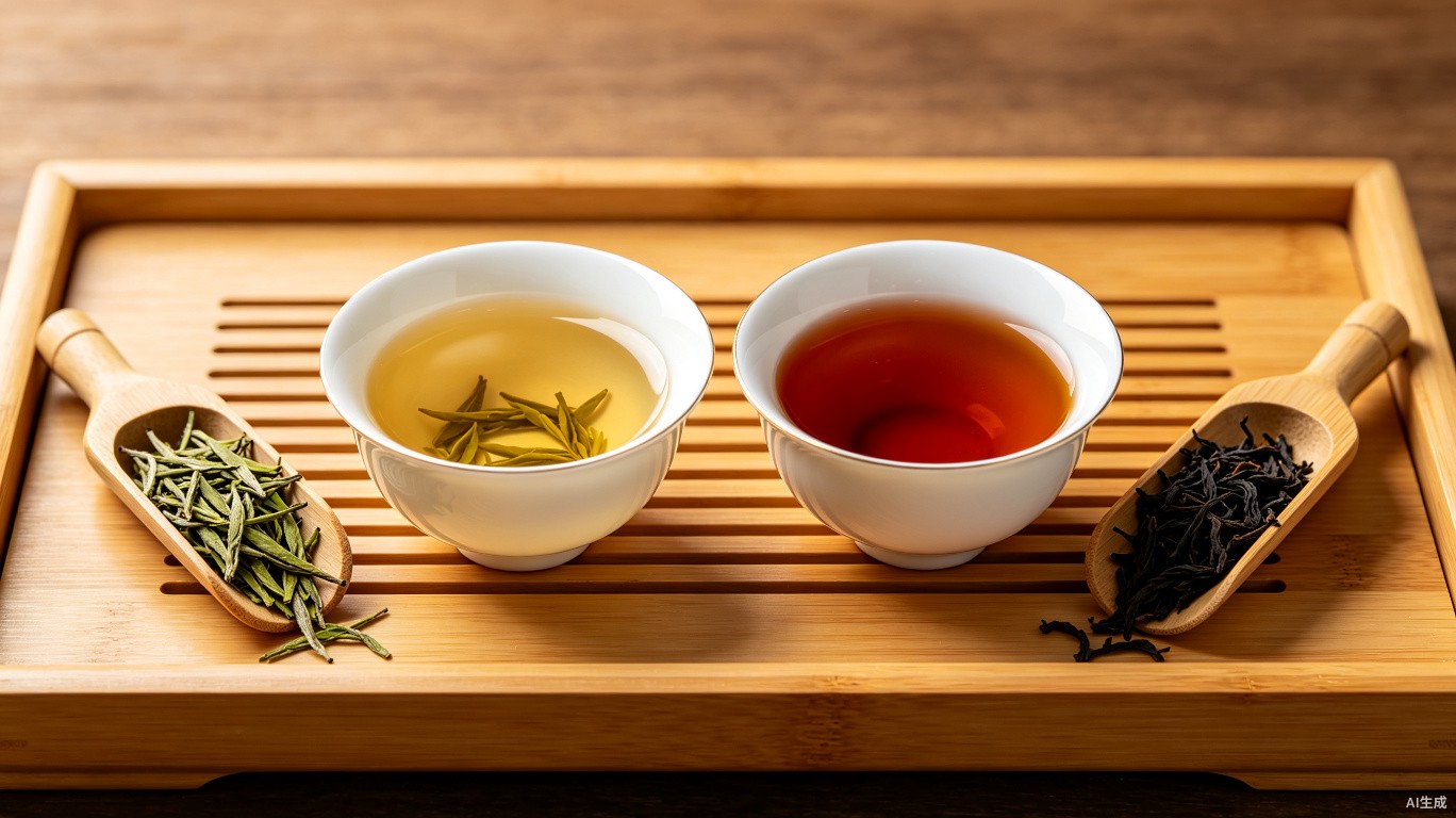 红茶和绿茶的区别 从工艺到风味全面对比 - 古夫古茶文化